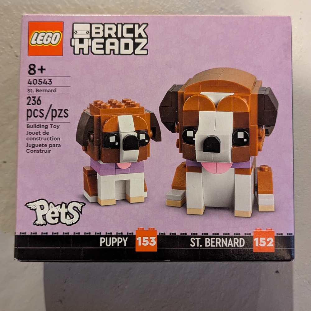 LEGO BrickHeadz Pets St. Bernard 40543